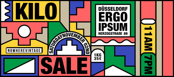 Nowhere Vintage Kilo Sale ■ Düsseldorf 02.11.19