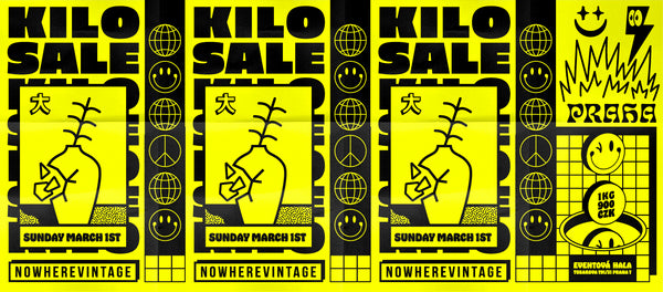 Nowhere Vintage Kilo Sale ■ Prague 01.03.2020