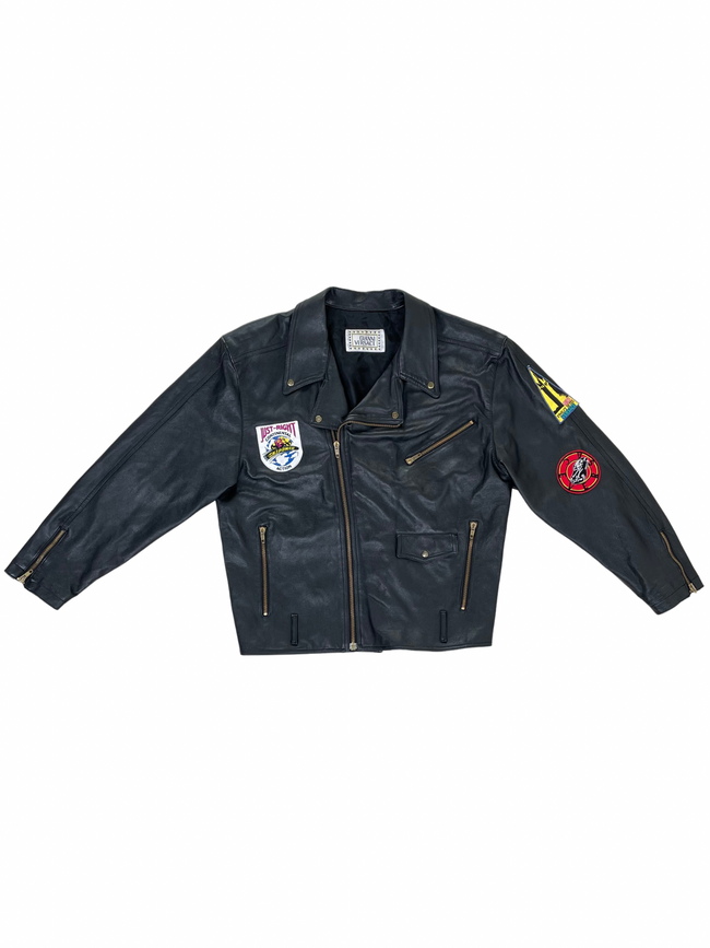 Gianni Versace 90s biker jacket