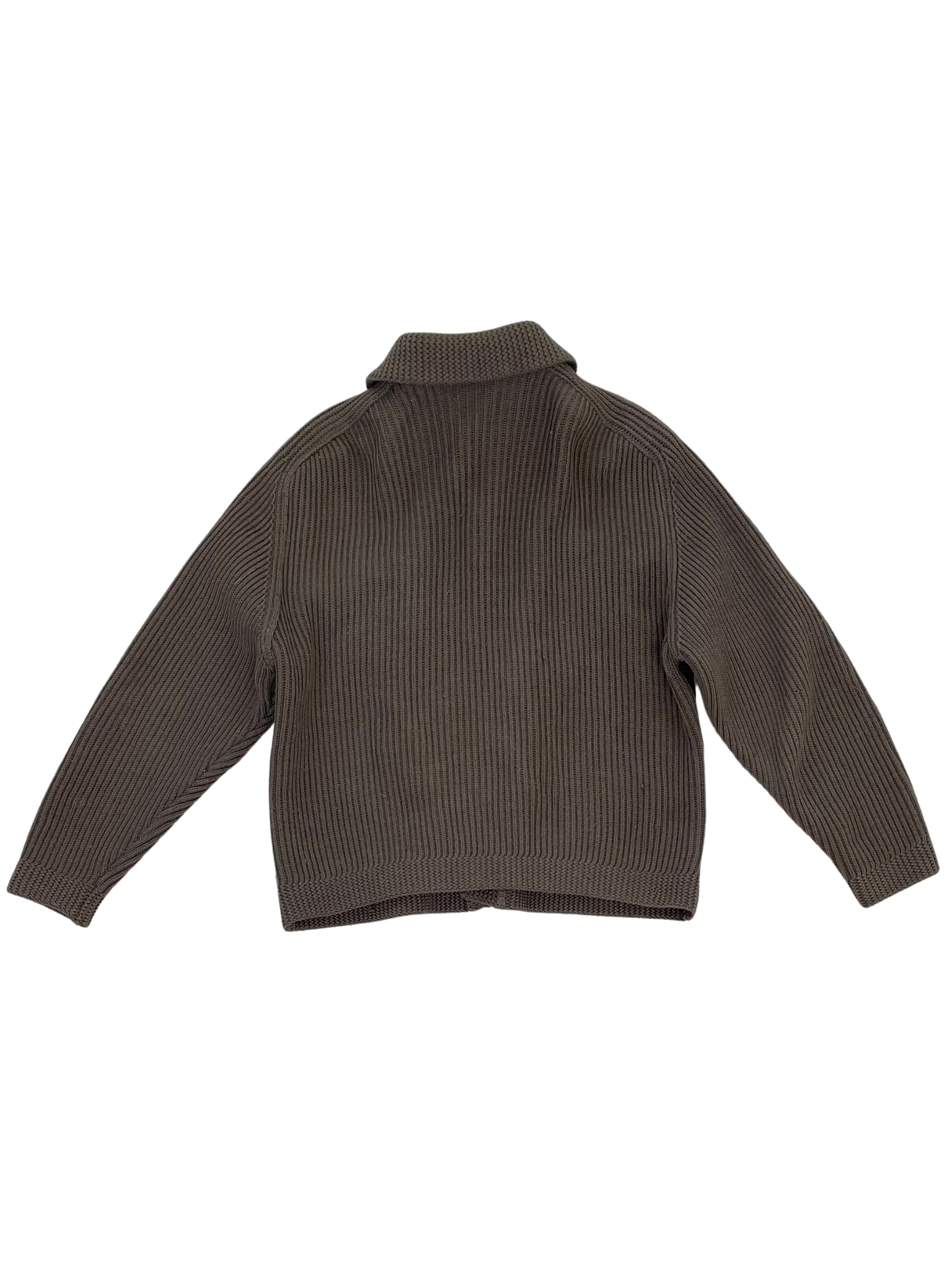 70s suede wool knit jacket