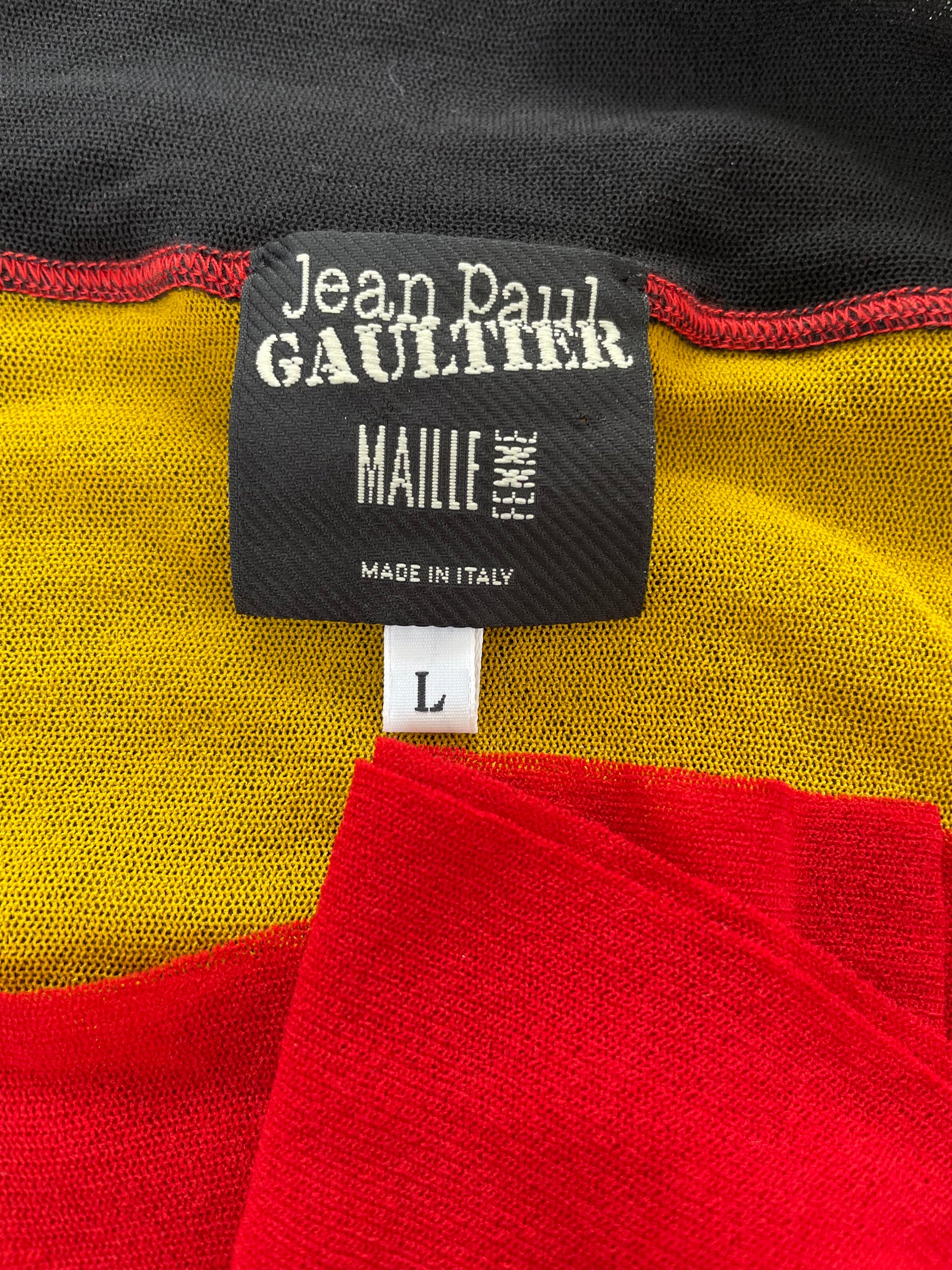Jean Paul Gaultier mesh cardigan
