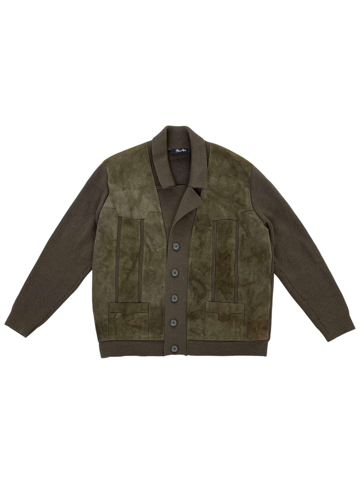 Suede and wool jacket hotsell
